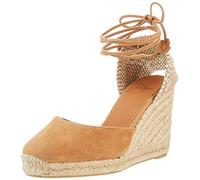 Castañer 21740 Donna Espadrille, Carina, Tostado,