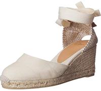 Castañer Carina/6/001 - Espadrillas Donna, Avorio (Ivory 203)