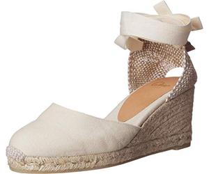 Castañer Carina/6/001 - Espadrillas Donna, Avorio (Ivory 203)
