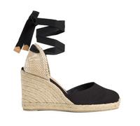 Espadrillas con zeppa in cotone CARINA Nero 36