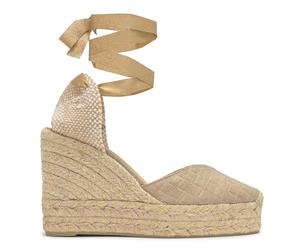 Castañer Chiara/8ed/290, Piattaforma Donna, Oro, 35 EU