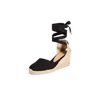 Castañer Chiarita/8/001, Espadrillas Donna, Nero (Negro 100), 35 EU