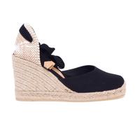 Castañer - Espadrillas Castaner Carina/8 in canvas con zeppa 90 mm - - Shoes - Donna - Nero - 41 EU