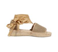 Castañer, ,Shoes ,Donna ,Beige ,38 EU Suola per Sandali Lurex