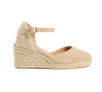 Castañer, ,Shoes ,Donna ,Beige ,40 EU Carol/6/002 Zeppe 7 cm