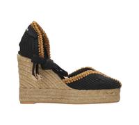 Castañer, ,Shoes ,Donna ,Nero ,40 EU Sandalo con Zeppa in Iuta