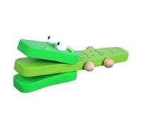 Castanet Da - Battacchio A Percussione In Legno, Set Di Nacchere A Manico Lungo Musicale, Strumento Educativo Per Bambini Attività In ivertimento Musicale Design Verde Formazione Giochi D