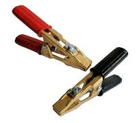 CASTEELS - KIT 2 PINZE IN OTTONE PER BATTERIA O AVVIAMENTO 300 A