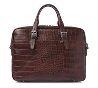 Castelijn & Beerens Jules Valigetta Protezione RFID Pelle 30 cm Scomparto per laptop marrone
