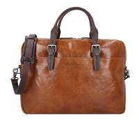 Castelijn & Beerens Rien Cartella RFID in pelle 41 cm Scomparto per laptop marrone