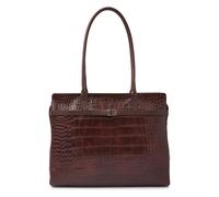 Castelijn & Beerens Tess Valigetta Protezione RFID Pelle 40 cm Scomparto per laptop marrone