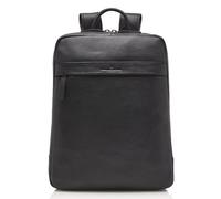 Castelijn & Beerens Bravo Zaino RFID in pelle 41 cm Scomparto per laptop nero