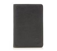 Castelijn & Beerens Canyon Custodia per carte di credito RFID in pelle 7 cm nero