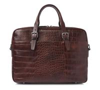 Castelijn & Beerens Jules Valigetta Protezione RFID Pelle 30 cm Scomparto per laptop marrone