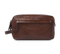 Castelijn & Beerens Rien Borsa da toilette Pelle 25 cm marrone