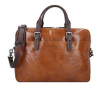 Castelijn & Beerens Rien Cartella RFID in pelle 41 cm Scomparto per laptop marrone