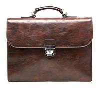 Castelijn & Beerens Rien Valigetta Protezione RFID Vera Pelle 39.5 cm Vano porta PC marrone