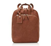 Castelijn & Beerens Carisma Zaino da giorno Protezione RFID Vera Pelle 40 cm Vano porta PC marrone