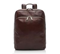 Castelijn & Beerens Firenze Zaino in pelle RFID 41 cm Scomparto per laptop mocca (60-9576-MO)