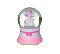 Castell Deco - Palla Di Neve, Palloncino Di Vetro, Musica e Luce - Unicorno e Principessa, Innovativo Decorativo, Regalo Bambina, Scatola Musicale, Luce LED di Notte, Più di 7 diverse melodie.
