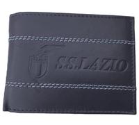 Castellano Portafoglio Lazio Ufficiale in Vera Pelle Blu Slim Borsellino Portacarte Originale Enzo PTFLA173042