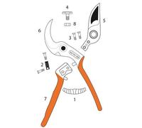 CASTELLARI Lama Ricambio C5 per Forbice Universale