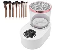 Castelle per il Trucco Elettrico, Macchina per Pulitore a Pennello per Trucco Automatico USB da 850 Giri/Min con Timer 5 Minuti, Macchina per Lavatrice per Trucco Portatile,
