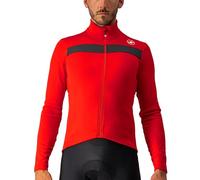 Castelli 4518511-023 Maglia da Ciclismo, Rosso Black Reflex, M