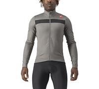 Castelli 4518511 Puro 3 Jersey FZ Maglia Lunga Uomo Nickel Gray/Black Reflex XL