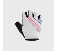 Guanti Castelli Dolcissima 2 bianco rosa nero donna - XL