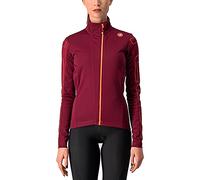 Castelli 4519539-421 TRANSITION W JACKET Giacca BORDEAUX/BRILLIANT PINK M