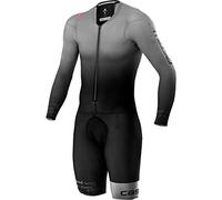 Castelli 4520001-870 Body Paint 4.X Speed Suit LS Uomo Silver Gray/Black M