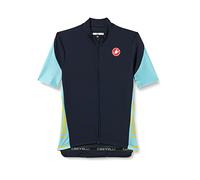 Castelli 4520019-414 ENTRATA V Jersey Maglietta Uomo Savile Blue/Celeste XS
