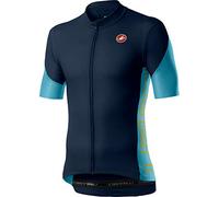 Castelli 4520019-414 ENTRATA V JERSEY Uomo savile blue/celeste/saffron M