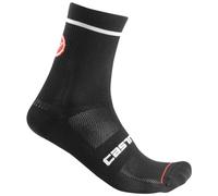 Castelli 4520043-010 ENTRATA 13 SOCK Uomo Calzini BLACK WHITE L/XL