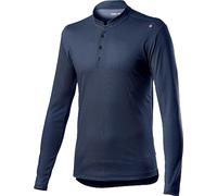 CASTELLI 4520105-075 Tech Henley LS Uomo Maglia Lunga Black L