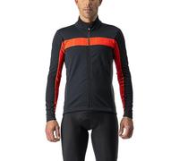 Castelli 4520506-085 MORTIROLO VI JACKET Giacca LIGHT BLACK/FIERY RED XL