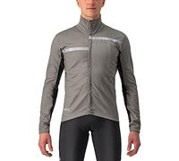 CASTELLI 4520507-064 TRANSITION 2 JACKET Uomo Giacca NICKEL GRAY/DARK GRAY-SILVER R L