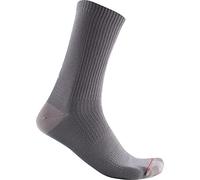 Castelli 4520540 BANDITO WOOL 18 SOCK Calzini Uomo NICKEL GRAY Taglia XXL