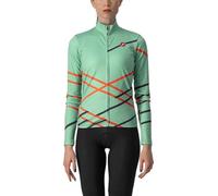 CASTELLI 4520560-966 Diagonal Jersey FZ Donna Maglia Lunga Black S