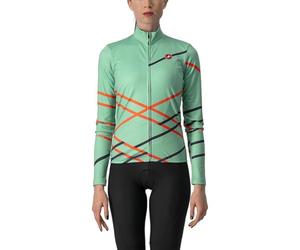 CASTELLI 4520560-966 Diagonal Jersey FZ Donna Maglia Lunga Black S