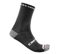 Castelli - Rosso Corsa Pro 15 Sock - Calze da ciclismo Unisex L/XL | EU 40|43 nero