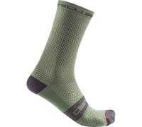 CASTELLI 4521029-346 SUPERLEGGERA T 18 SOCK DEFENDER GREEN Calzini XXL
