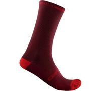 Castelli 4521029-421 SUPERLEGGERA T 18 SOCK Calzini Uomo bordeaux L/XL