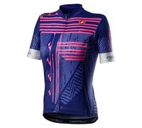Castelli 4521049-965 Astratta Jersey Maglietta Donna Lapis Blue XL