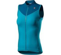 Castelli 4521058-086 Solaris Sleeveless Jersey Donna Sky Blue/Marine Blue S