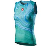 Castelli 4521060-479 PRO Mesh W S.Less Maglietta Donna Celeste XL