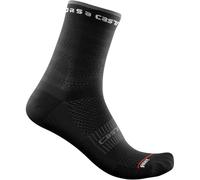 CASTELLI 4521062-010 ROSSO CORSA W 11 SOCK Donna Calzini BLACK WHITE S/M