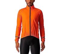 Castelli 4521500-034 Emergency 2 Rain Jacket Giacca Uomo Brilliant Orange XL