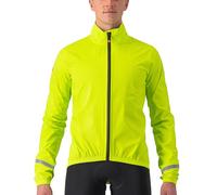Castelli 4521500 EMERGENCY 2 RAIN JACKET Giacca Uomo ELECTRIC LIME M